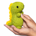 SWEETY'S Knot Crochet Dinosaur Plush Toy Handmade | Amigurumi Dino Soft Toy