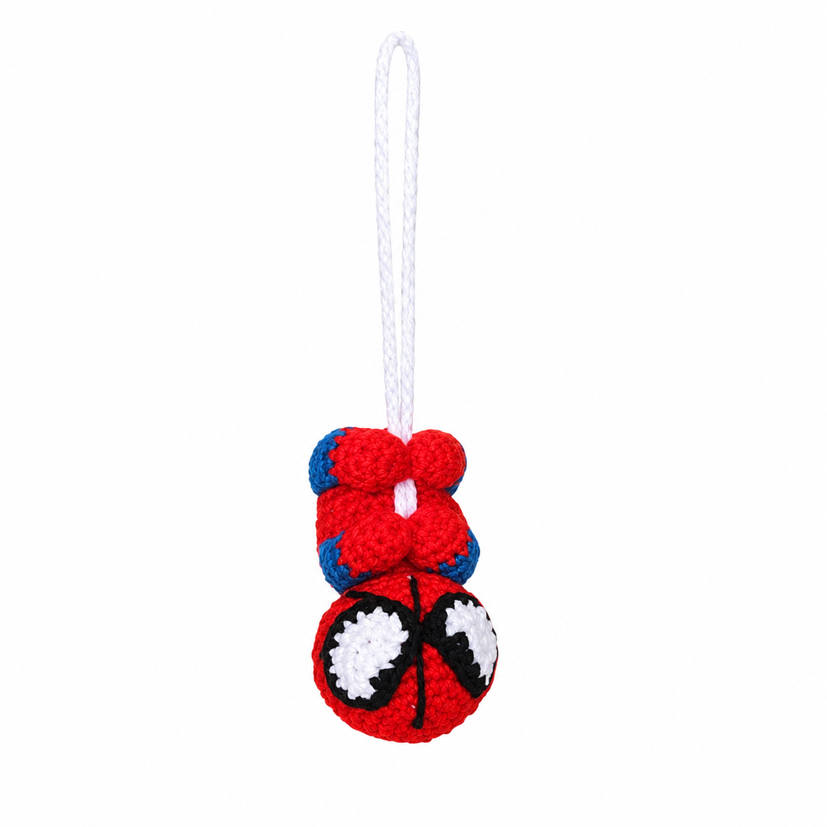 Handmade Crochet Spider-Man Hanging Charm