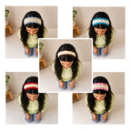 Handmade Crochet Headband for Women & Girls | Soft Knitted Boho Hair Accessory | Pastel Collection (Set of 5)