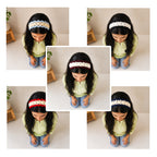 Handmade Crochet Headband for Women & Girls | Soft Knitted Boho Hair Accessory | Berry Collection (Set of 5)